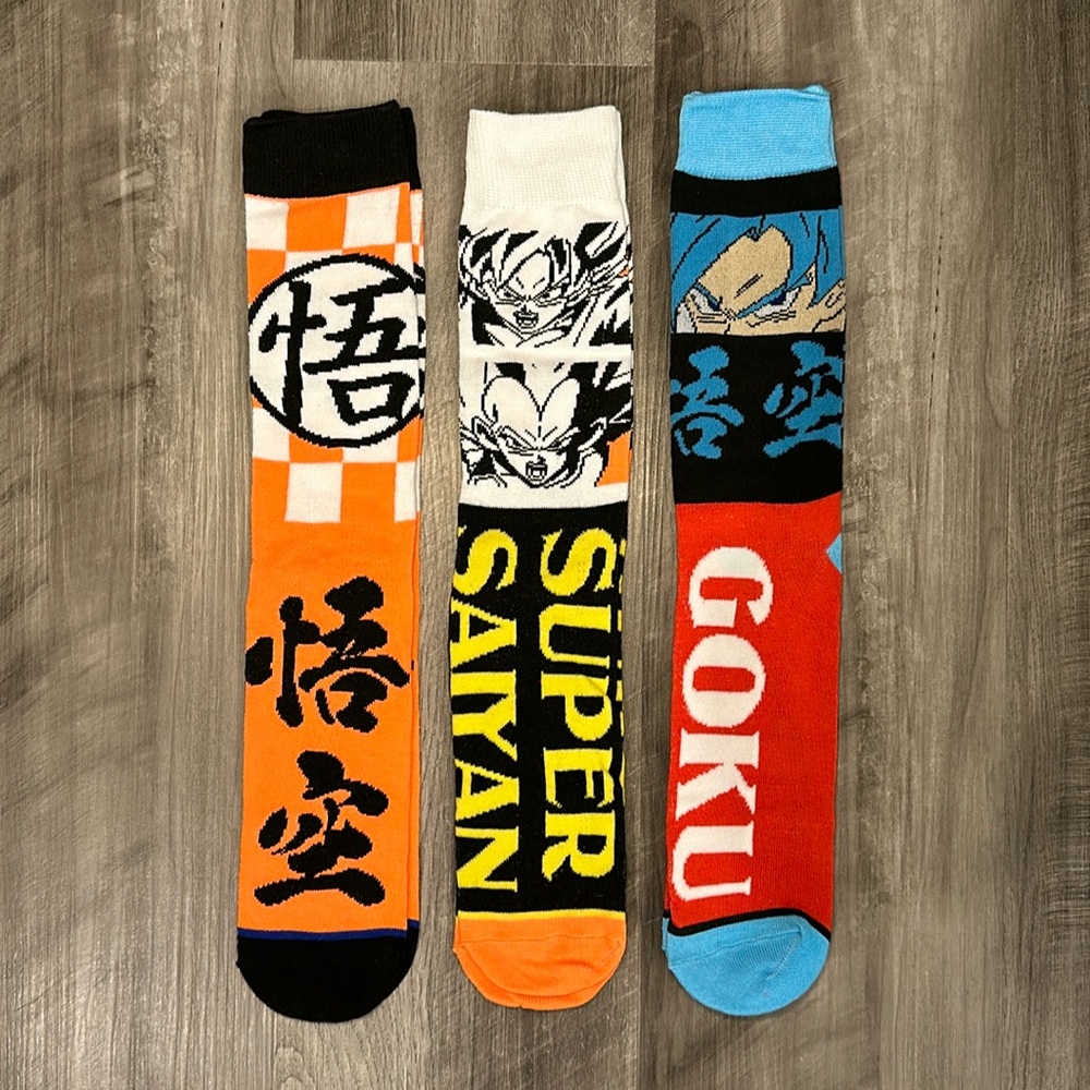 Dragon Ball Super Broly The Movie Crew Socks - 3 Pack